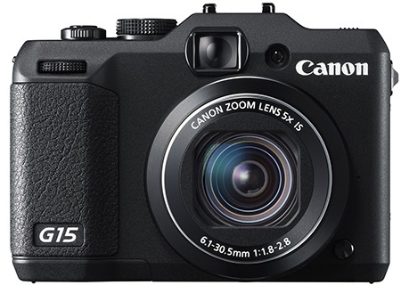 Canon PowerShot G15 en face