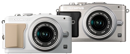 Olympus Pen E-PL5 - bílá a stříbřitá barevná varianta