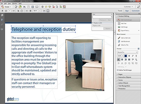 Adobe Acrobat XI - editace textu