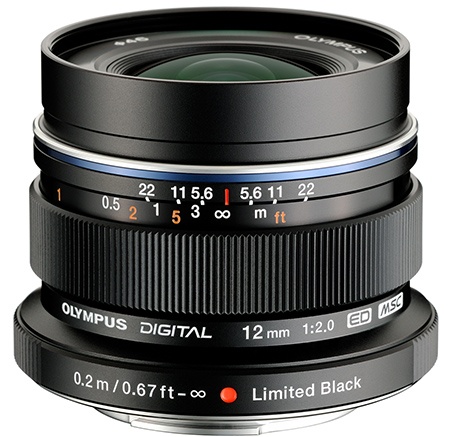 M.Zuiko Digital ED 12 mm 1:2,0 MSC Limited Black