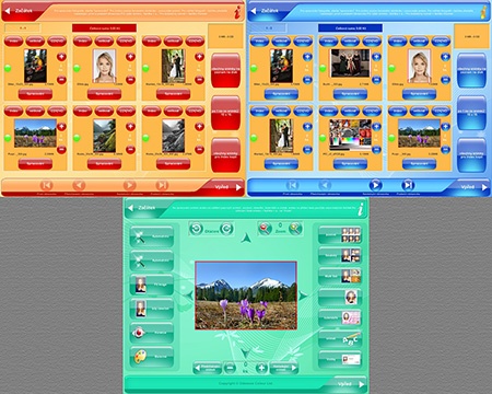 FOMEI - různobarevná prostředí programu Picture Maker pro kiosky