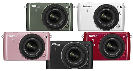 Nikon 1 S1 - barevné varianty