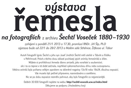 Šechtl-Voseček - pozvánka na Strelnici