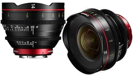 Canon Cinema EOS CN-E 14 mm T3,1 L F