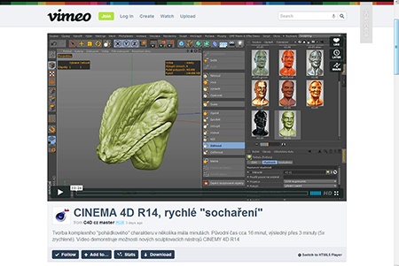 CINEMA 4D R14, sculpting (1) - I