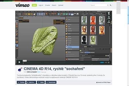 CINEMA 4D R14, sculpting (1) - I