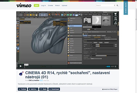 CINEMA 4D R14, sculpting (1) - III