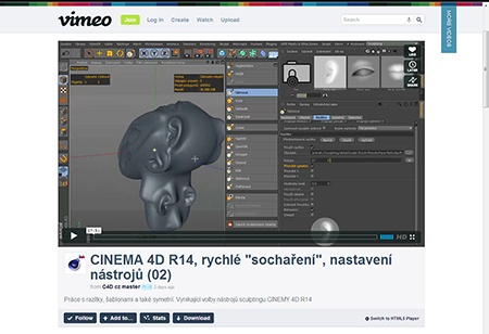 CINEMA 4D R14, sculpting (1) - IV