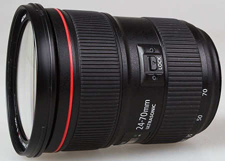 Canon EF 24–70 mm 1:2,8L II USM - zámek zoomu