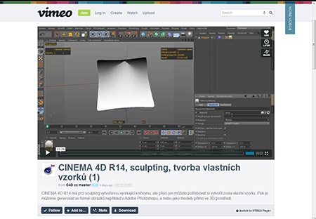 CINEMA 4D R 14 – a ještě jednou sculpting I 