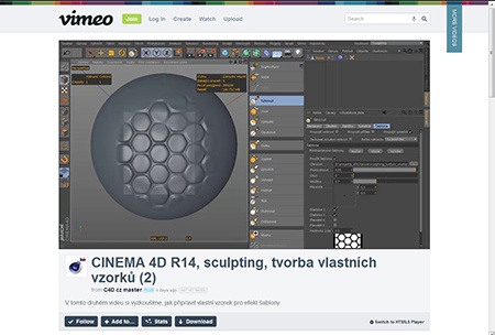 CINEMA 4D R 14 – a ještě jednou sculpting II