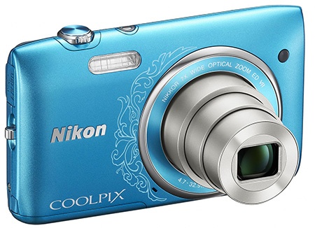 Nikon Coolpix S3500 speciální modrá varianta