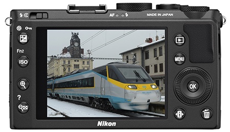 Nikon Coolpix A - displej