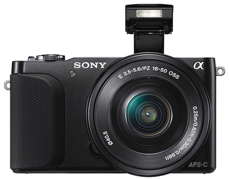 Sony Alfa NEX-3N - výklopný blesk