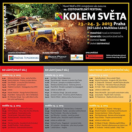 20. cestovatelský festival Kolem světa