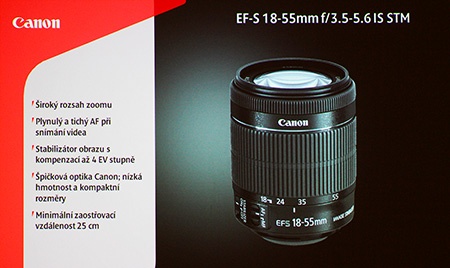 Canon EF-S 18–55 mm 1:3,5–5,6 IS STM na TK