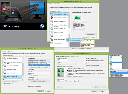 skenovací aplikace HP - I