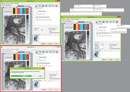 skenovací aplikace HP - III