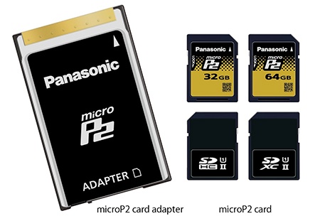 Panasonic paměťové karty microP2