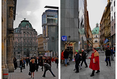 Vídeň - kombinace historické a moderní architektury