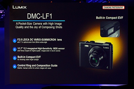 Panasonic Lumix DMC-LF1 - panel na prezentaci ve Vídni