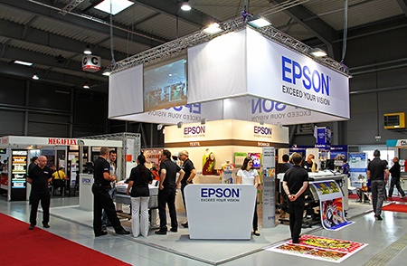 expozice EPSON na veletrhu Reklama-Polygraf 2013