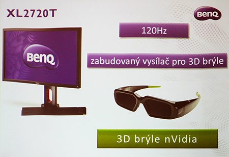 BenQ monitory - 3D ready