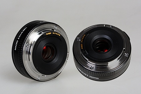 Canon EF 40 mm 1:2,8 STM - přípojný systém s bajonetem