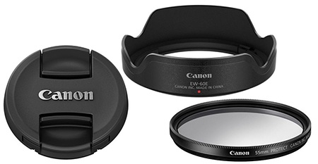 Canon EF-M 11–22 mm 1:4,0–5,6 IS STM - základní příslušenství
