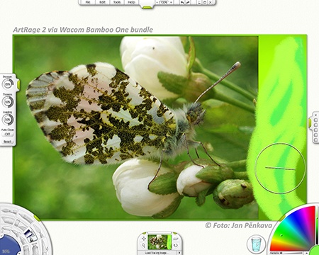 ArtRage 2, bundle u tabletu Wacom Bamboo One - via ajpFOTO