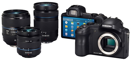 Samsung GALAXY NX - objektivy