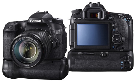 Canon EOS 70D s bateriovým gripem