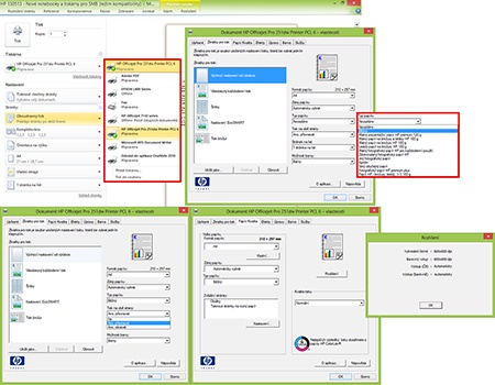 HP Officejet Pro 251dw - oboustranný tisk II