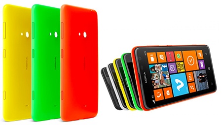 Nokia Lumia 625 - pestré barvy a výměnné kryty