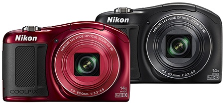 Nikon Coolpix L620 - černý a červeno-černý