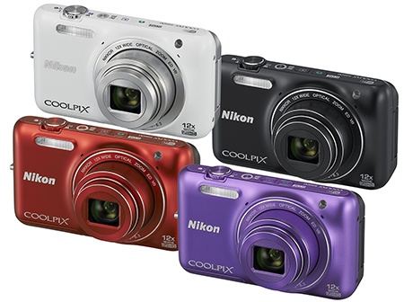 Nikon Coolpix S6600 - čtyři barvy
