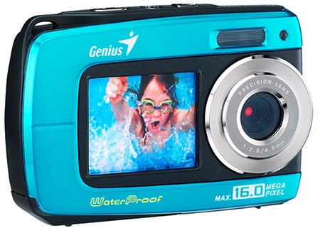 Genius G-Shot 510 – levný vodotěsný kompakt s duálním LCD