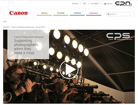 CPS - Canon Profi Services a ČR