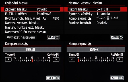 LCD - blesk