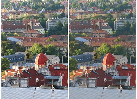 městská krajina IV - normal vs. HDRI