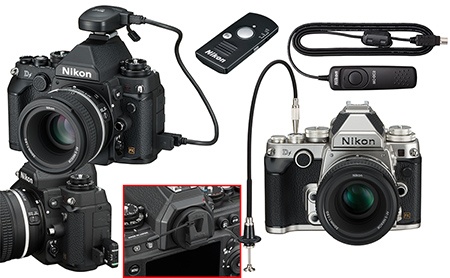 Nikon Df - ukázky drobného příslušenství