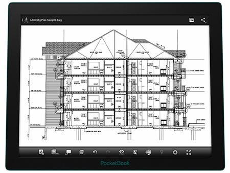 E Ink Fina: displej EPD v PocketBook CAD Reader