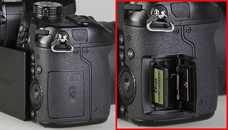 Lumix GH3 - slot pro paměťovou kartu